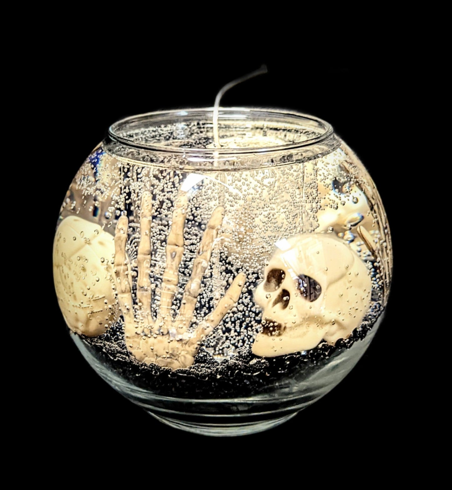 Large Skull Candle