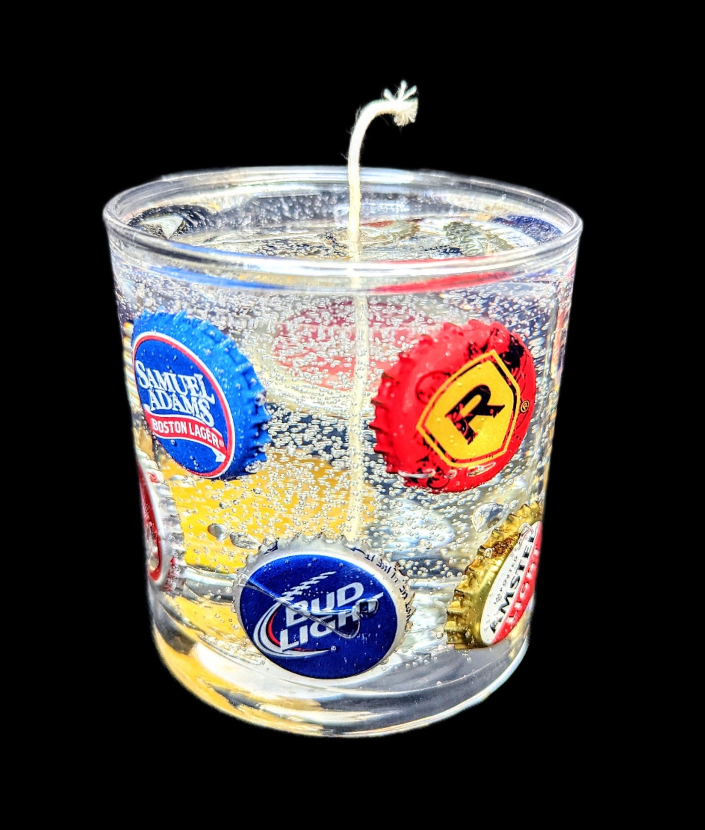 Small Beer Cap Candle