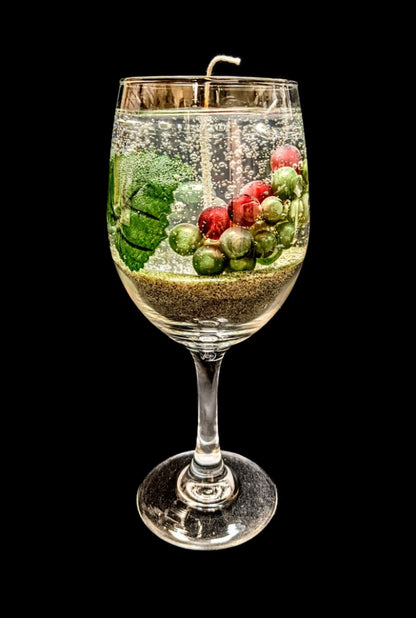 Wine Glass Candles