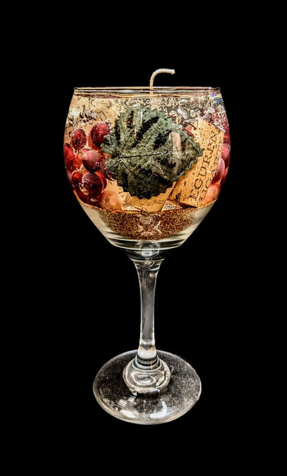 Wine Glass Candles