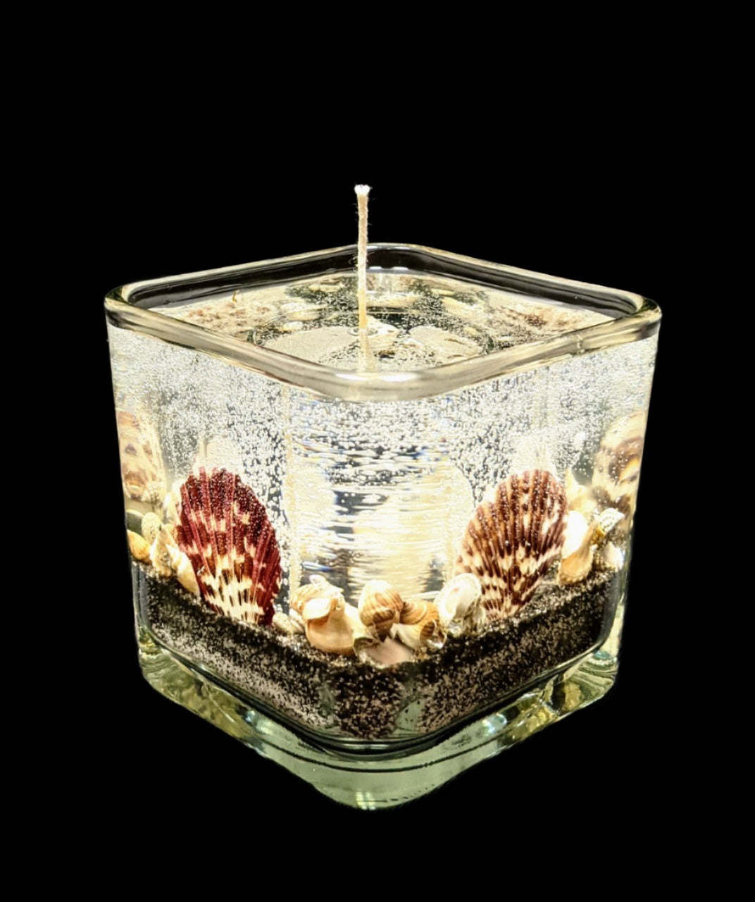 Small Square Seashell Candles